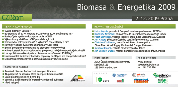 BIOMASA & ENERGETIKA 2009