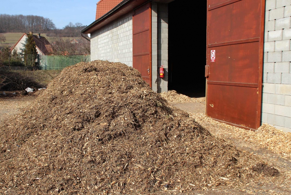 Kounov má již zajištěno samozásobení dřevní štěpkou a další energetickou biomasou