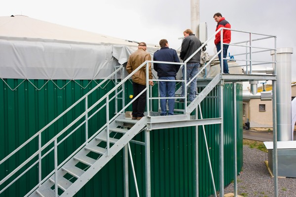 Exkurze po areálu bioplynové stanice Lípa