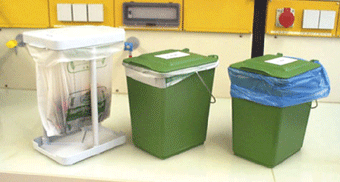 Domácí systémy odpadkových košů na bioodpad